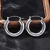 304 Stainless Steel Hoop Earrings for Women EJEW-A125-32S-1