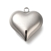 Anti-Tarnish 304 Stainless Steel Pendants STAS-H225-02B-P-1