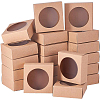 Foldable Kraft Paper Boxes CON-WH0068-63A-7