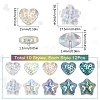 120Pcs 10 Styles Electroplate Transparent Glass Beads Sets EGLA-SP0001-25-2
