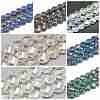 Electroplate Glass Beads Strands EGLA-Q098-AM-1