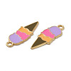 Summer Theme Alloy Enamel Pendants ENAM-B050-07G-03-3