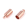 Brass Cord Ends EC038-RG-NF-2