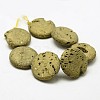 Electroplated Natural Druzy Geode Crystal Beads Strands G-N0251-30mm-07-2