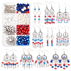 SUNNYCLUE DIY Independence Day Theme Earring Making Kit DIY-SC0018-29-1