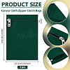 Canvas Cloth Zipper Bags ABAG-WH0077-09B-07-2