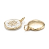 Brass Enamel Pendants X-KK-A155-07G-3