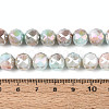 Anti-Tarnish Electroplate Glass Beads Strands GLAA-N010-10mm-15-2
