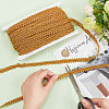   25M Polyester Braided Lace Trim OCOR-PH0003-86B-02-5