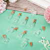 10Pcs Clear Glass Wishing Bottles AJEW-TA0002-85C-7