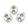304 Stainless Steel Pendants STAS-P441-01P-1