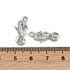 Brass Micro Pave Cubic Zirconia Pendants KK-C093-10P-3