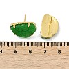 Brass Stud Earrings KK-F358-01G-3