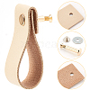 Rectangle Leather Drawer Handles AJEW-WH0251-77G-4