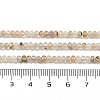 Natural Gold Rutilated Quartz Beads Strands G-G189-C04-02-5