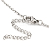304 Stainless Steel Cable Chains Necklace Makings AJEW-P119-04A-P-3