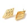 Rack Plating Brass Stud Earrings EJEW-B062-33G-2