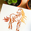 PET Hollow Out Drawing Painting Stencils DIY-WH0391-0195-5