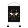 Bees Pattern Polyester Wall Hanging Tapestry PW-WG0A325-01-1