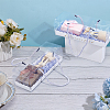 Rectangle Folding Paper & Plastic Storage Boxes with Polyester Rope Handle CON-WH0089-171B-02-4