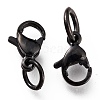 304 Stainless Steel Lobster Claw Clasps Ion Plating(IP) X-STAS-G240-01A-EB-3