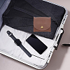 2Pcs 2 Colors Rectangle Cowhide Multipurpose Makeup Bags AJEW-AN0007-40-6