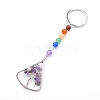 Natural Amethyst Keychains PW-WGC8FC6-08-1