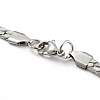 304 Stainless Steel Chain Necklaces NJEW-P295-01P-3