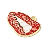 Alloy Enamel Pendants ENAM-C022-02C-G-2