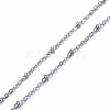 304 Stainless Steel Cable Chain Necklaces NJEW-F201-01P-2