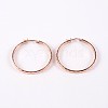 Ring 304 Stainless Steel Hoop Earrings EJEW-P040-52RG-2