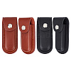 Olycraft 2Pcs 2 Colors Cattlehide Leather Knife Protective Case FIND-OC0003-50-1