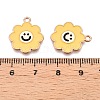 Alloy Enamel Pendants ENAM-T020-55C-3