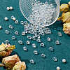 HOBBIESAY 150Pcs Transparent Glass Beads GLAA-HY0001-33-4