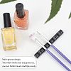 FINGERINSPIRE 5Pcs 5 Cololrs 5 Grids Plastic Nail Art Brush Pen Holder Stand MRMJ-FG0001-10-4