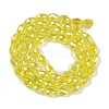 Transparent Electroplate Glass Beads Strands EGLA-T8mm-B26-2