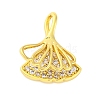 Frech Style Brass Micro Pave Cubic Zirconia Pendants KK-A232-05A-G-1