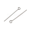 304 Stainless Steel Eye Pins STAS-K293-13P-0.6x26mm-2