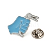 Fist with  Tweezer Enamel Pins JEWB-R050-02P-03-3