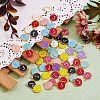 120Pcs 12 Colors Golden Plated Alloy Charms ENAM-SZ0001-64J-3