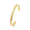 304 Stainless Steel Cuff Bangles BJEW-P348-02F-G-4