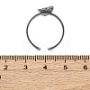 201 Stainless Steel Open Cuff Rings for Women RJEW-F172-01P-5