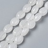 Natural White Jade Beads Strands G-Z006-A34-1