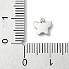 304 Stainless Steel White Enamel Charms STAS-L022-439P-02-3