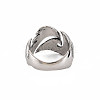 Alloy Open Cuff Ring RJEW-N029-106-2