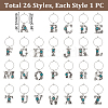 Brass Wine Glass Charms AJEW-GA00015-2
