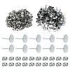 100Pcs 304 Stainless Steel Stud Earring Findings STAS-YW0001-43C-1