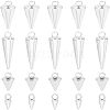 Unicraftale 24Pcs 4 Style 304 Stainless Steel Pendants STAS-UN0038-37-1