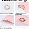 4Pcs 2 Style Alloy Shoes Buckle Clips ALRI-FG0001-02-4