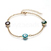 304 Stainless Steel Bracelets BJEW-P253-A-G-2